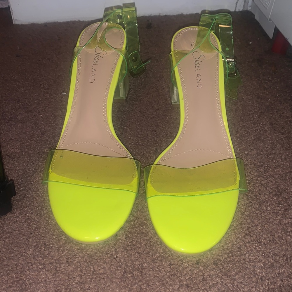 Lime Green Heels/Sandals